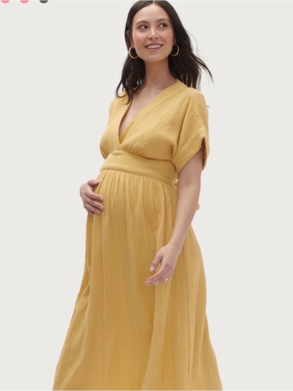 Hatch The Carolina muslin cotton maternity dress size 3 (large) new with tags